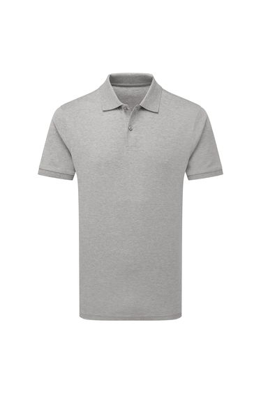 Asquith & Fox Mens Premium Mercerised Cotton Polo Shirt - Heather Grey