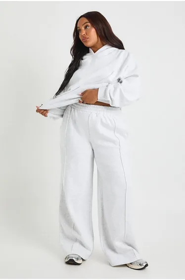 Plus Core Basic Pintuck Detail Straight Leg Jogger