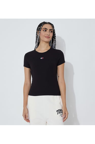 Tommy Jeans TJW BBY XS BADGE RIB TEE