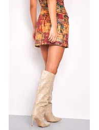 Column Mini Skirt - 2