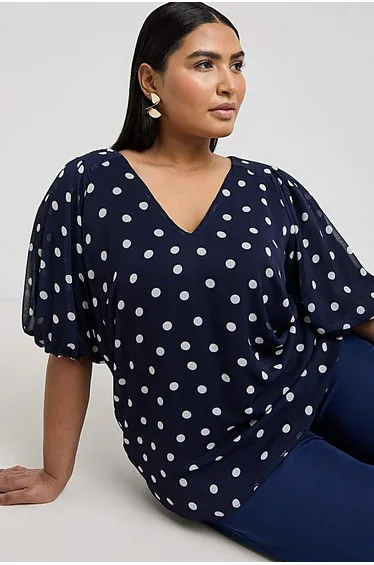 Joanna Hope Puff Sleeve Blouse