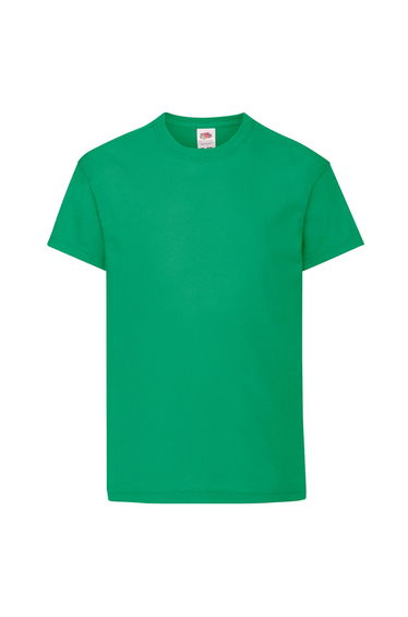Fruit Of The Loom Childrens/Kids Original Short Sleeve T-Shirt - Kelly Green