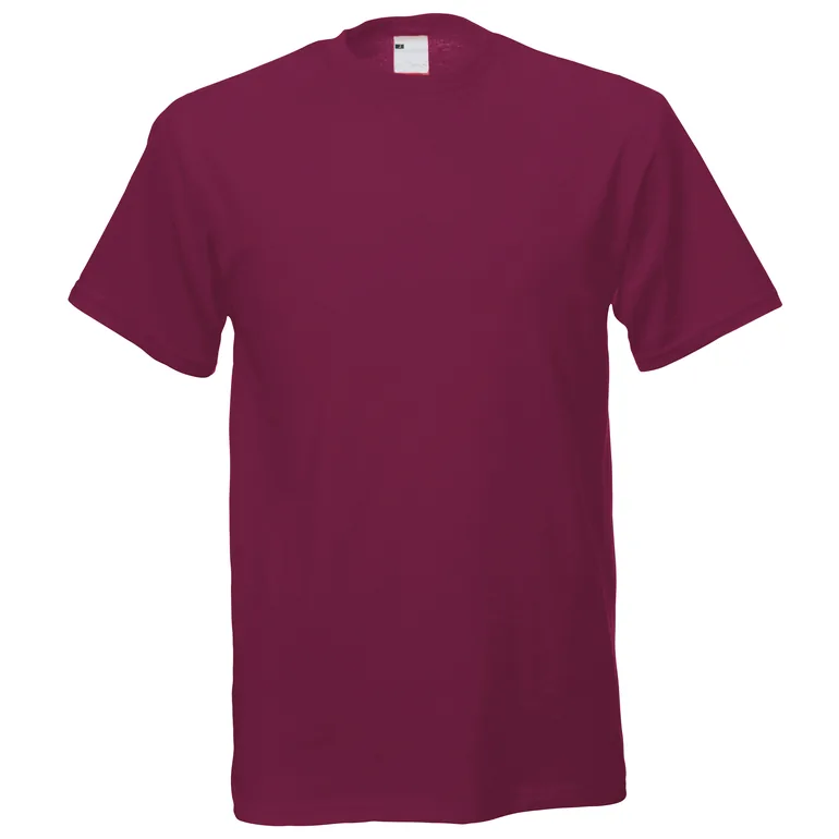 Mens Short Sleeve Casual T-Shirt - Oxblood