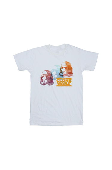 Star Wars: The Clone Wars Girls Darth Vader Cotton T-Shirt - White