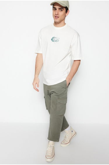 T-Shirt - Ecru - Relaxed fit
