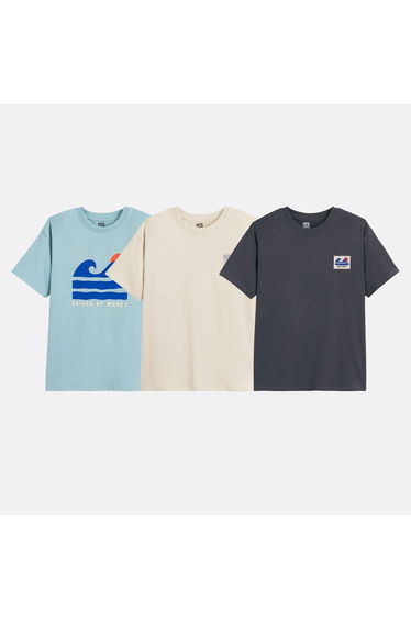 Pack of 3 T-Shirts with Short Sleeves