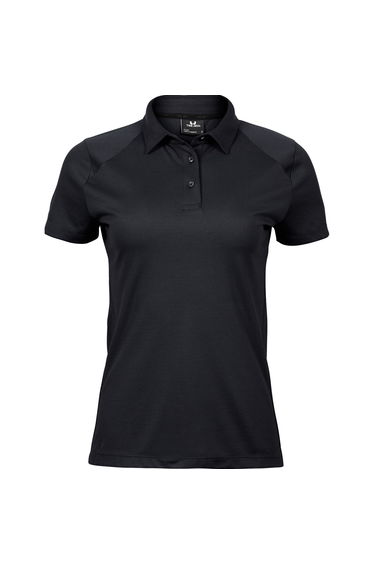 Tee Jays Womens/Ladies Luxury Sport Polo Shirt - Black