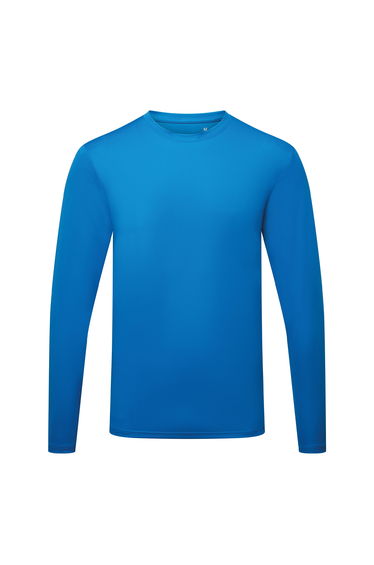 TriDri Mens Long Sleeve Performance T-Shirt - Sapphire