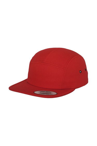 Yupoong Mens Classic 5 Panel Jockey Cap - Red