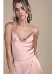 فستان كوست فاشن زهري طول الأرض بقصة مستقيمة - 1