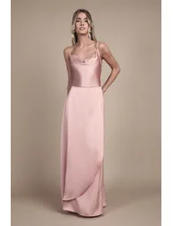 فستان كوست فاشن زهري طول الأرض بقصة مستقيمة - 3