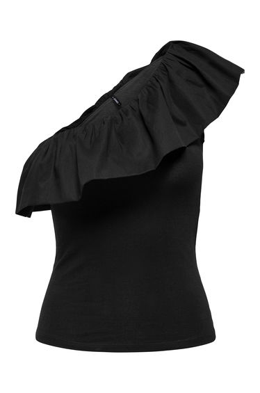 ONLSOFFY ONE SHOULDER MIX TOP BOX JRS