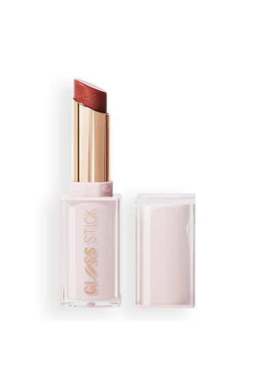 Revolution Pout Shine Lip Gloss Stick Shimmer Sugar Cookie Pink