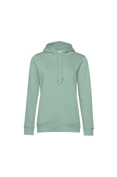 B&C Womens/Ladies Organic Hoodie - Sage