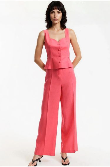 2-in-1 Linen Jumpsuit