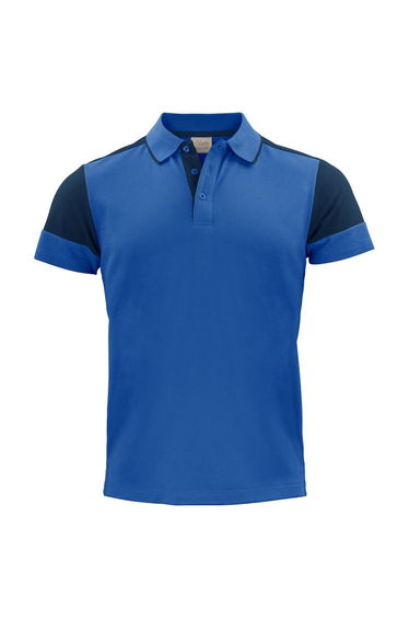 Printer Mens Prime Contrast Polo Shirt - Navy/Cobalt Blue