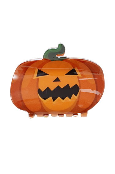 Wicked Pumpkin Halloween Hair Claw