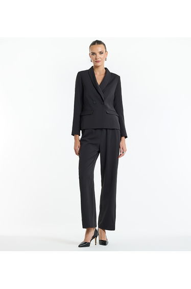 BCBG DETACHABLE BELT STRAIGHT PANTS