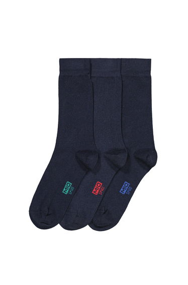 Pack of 3 Pairs Cotton Socks