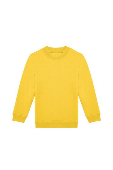 B&C Childrens/Kids Crew Neck Sweatshirt - Pop Yellow