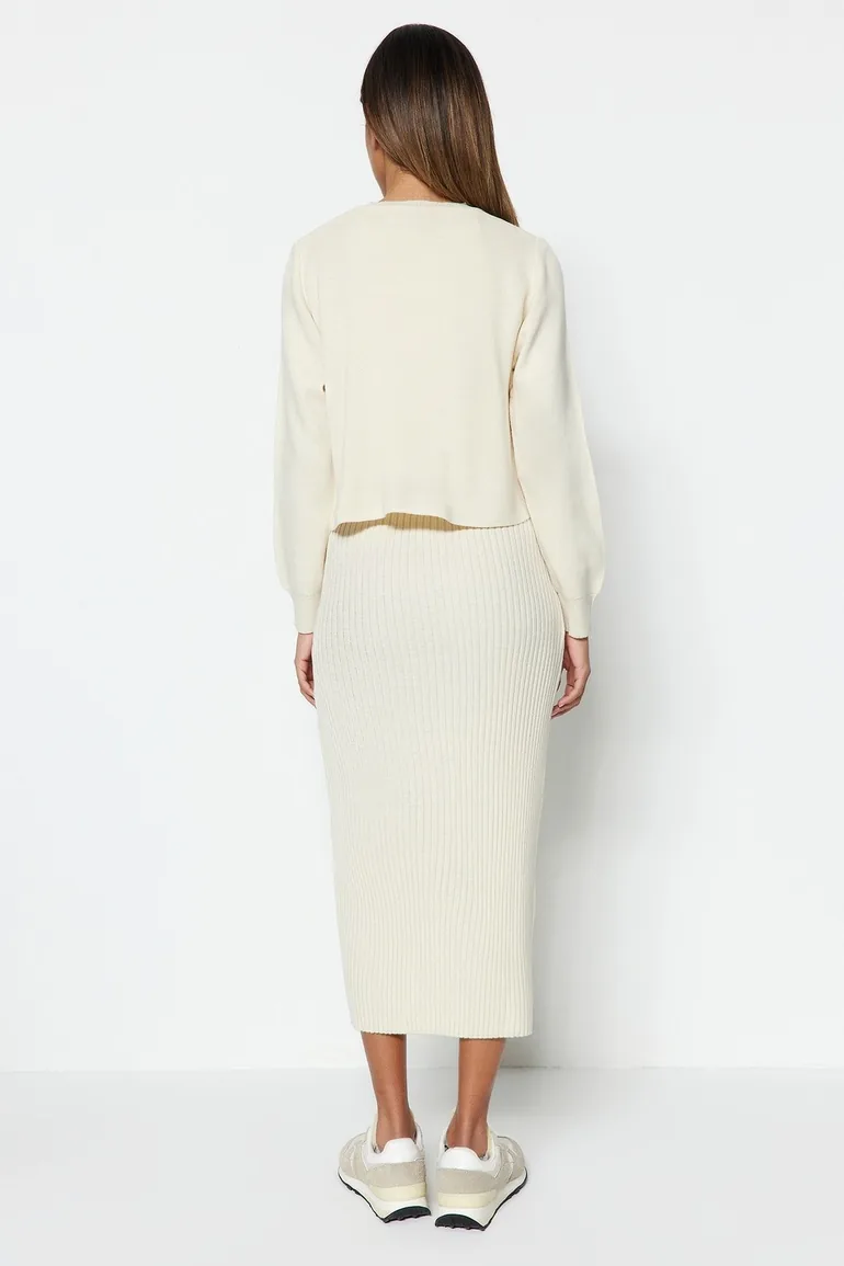 beige midaxi dress Wednesday's Girl - Tiered Shirred Detail Smock Midaxi Dress - Women - Cotton/Linen - 2XS