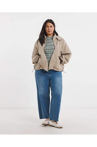 Stone Hooded Wind Breaker