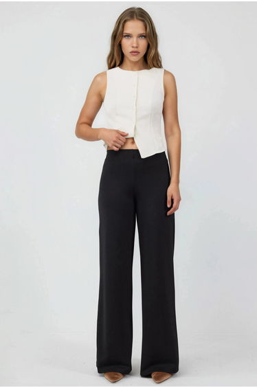 BUSEM High Waist Wide Leg Trousers