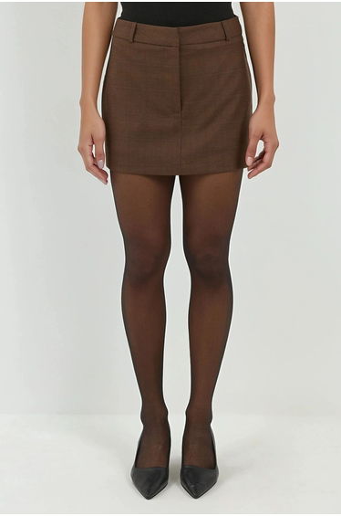 Plaid Mini Skorts