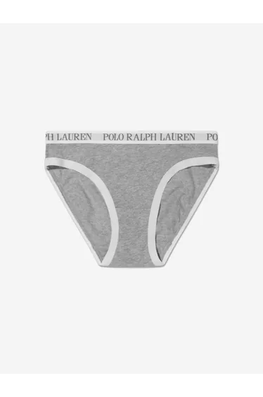 Ralph Lauren Girls 3 Pack Bikini Brief Set in White