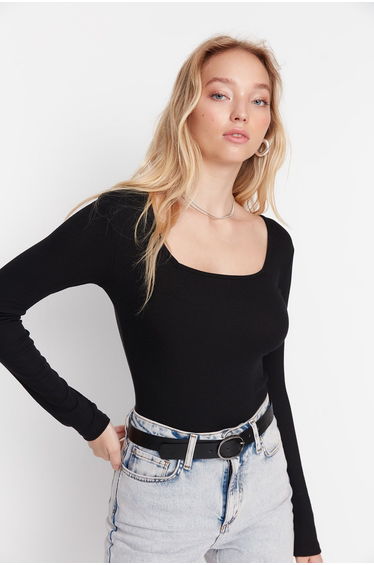 Bodysuit - Black - Slim fit