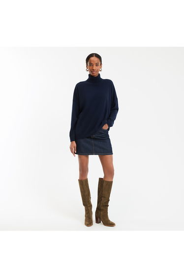 Turtleneck Jumper/Sweater in Fine Cashmere Knit