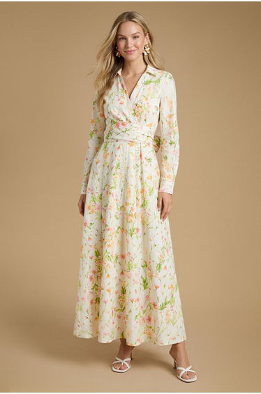 English Rose Garden Shirt dress