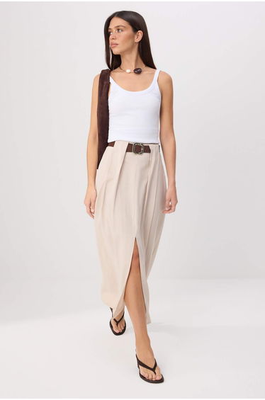 Beige Skirt
