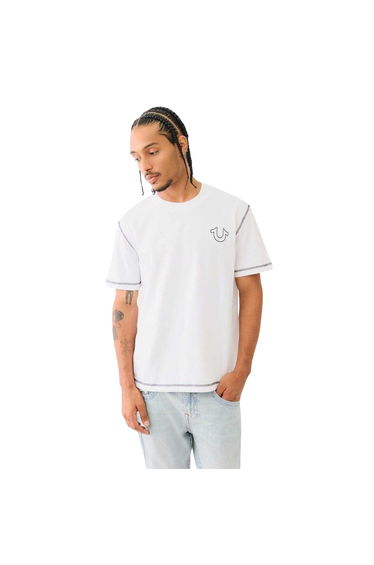 True Religion Mens Horseshoe T-Shirt - White