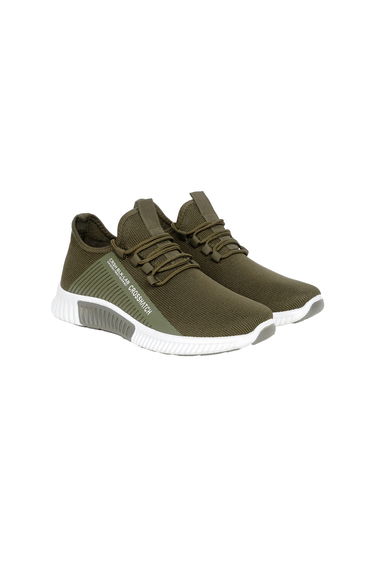 Crosshatch Mens Nimbus Trainers - Olive