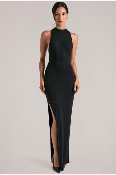 Sleeveless Maxi Dress in Black