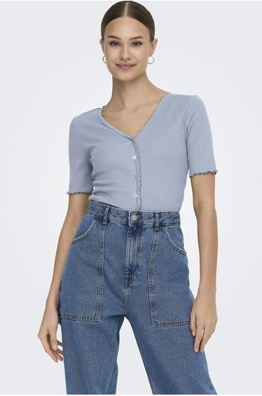 ONLLAILA S/S BUTTON TOP JRS