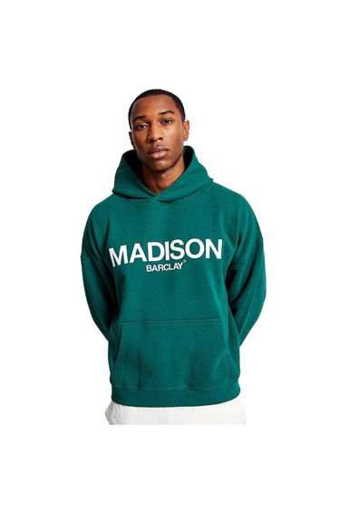 Madison Barclay Mens Oversized Hoodie - Forest