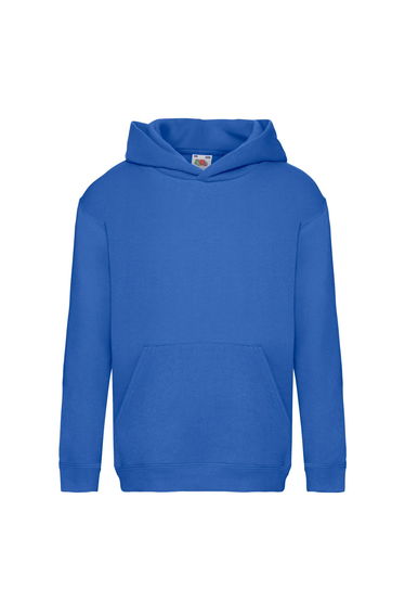 Fruit Of The Loom Kids Unisex Premium 70/30 Hooded Sweatshirt / Hoodie - Royal Blue