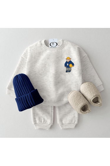 B Baby Basketball Bear Sweatsuit Set