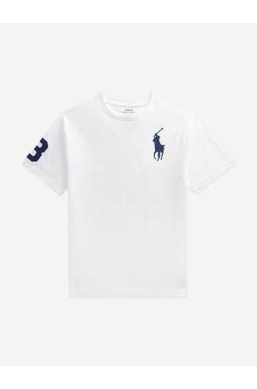 Ralph Lauren Boys Logo T-Shirt in White