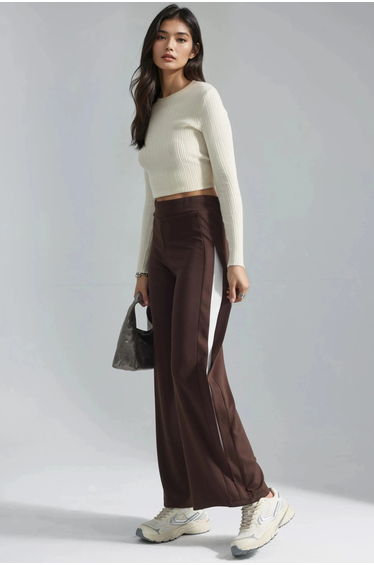 Modal Touch Stripe Detail Pants Bersan Collection