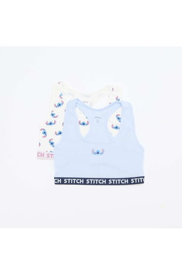 2-Pack 'Stitch' Bras BLUE