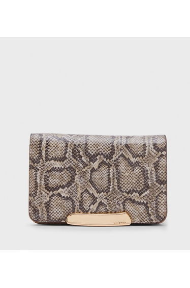 Anne Klein Snakeskin Print Bi-fold Wallet
