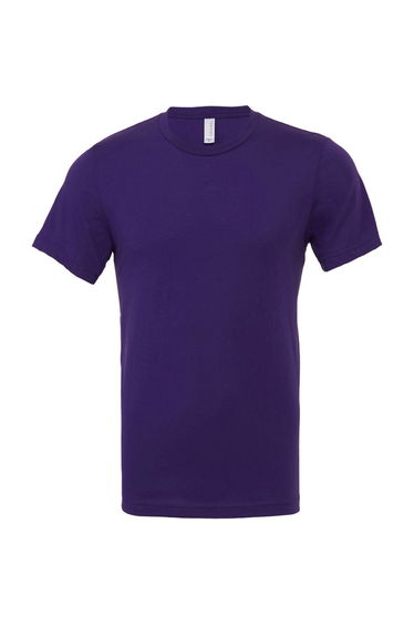 Canvas Unisex Jersey Crew Neck T-Shirt / Mens Short Sleeve T-Shirt - Team Purple