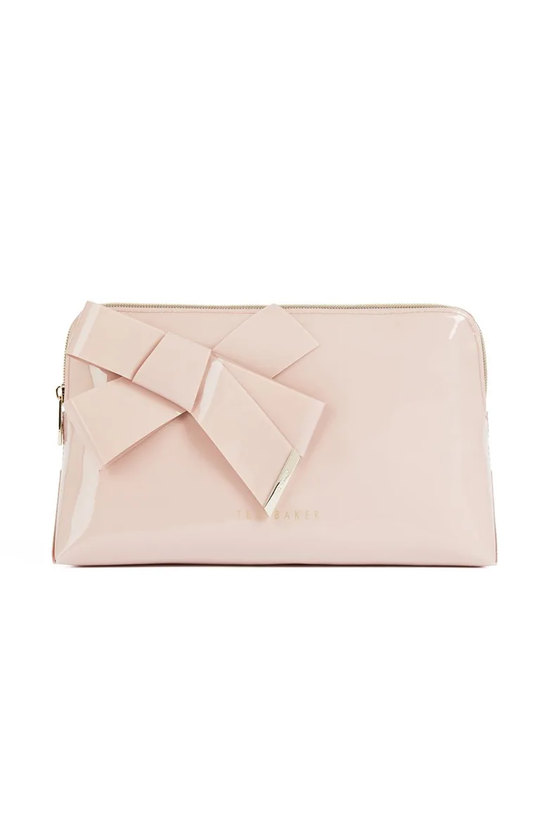 Nicco Knot Bow Washbag Pink