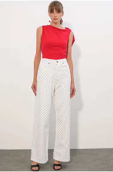 BDART High Waist Loose Fit Wide Leg Denim Jeans