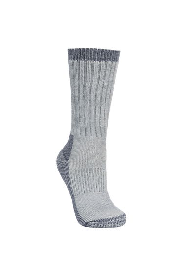 Trespass Mens Strolling DLX Walking Socks - Grey Marl