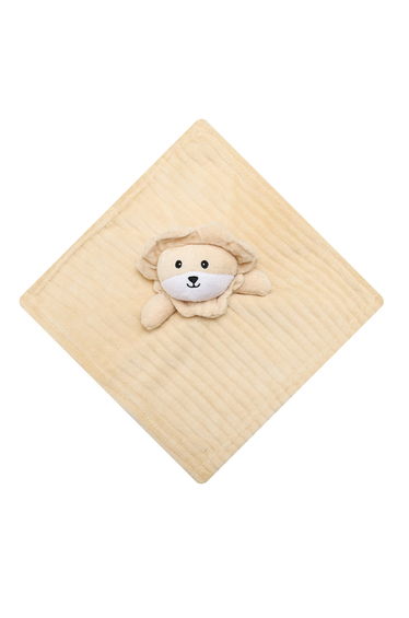 Blanket with Security Toy -Beige