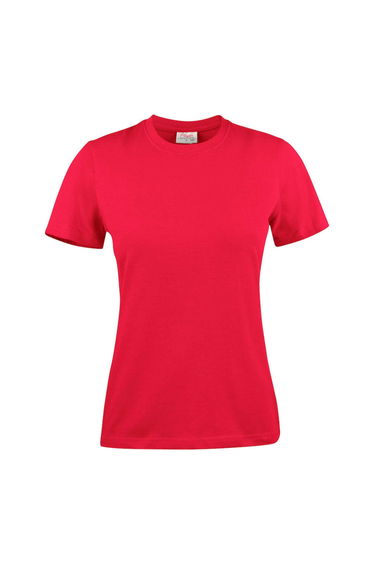 Printer Womens/Ladies Heavier Pro T-Shirt - Red